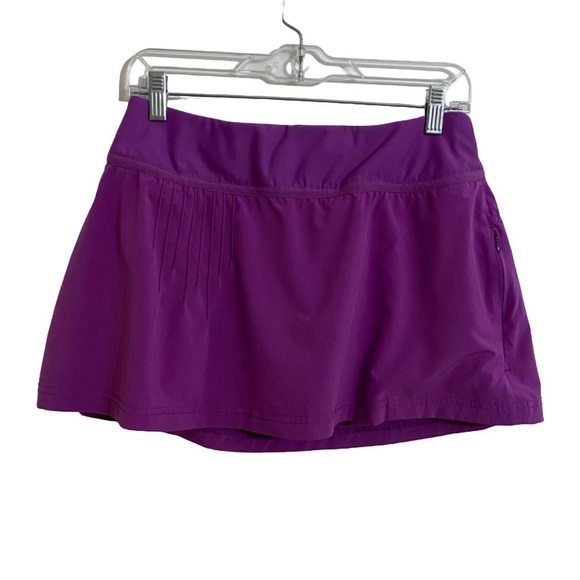 Title Nine Purple Tennis Skirt Golf Pickleball Activewear Tenniscore Medium - Picture 2 of 7